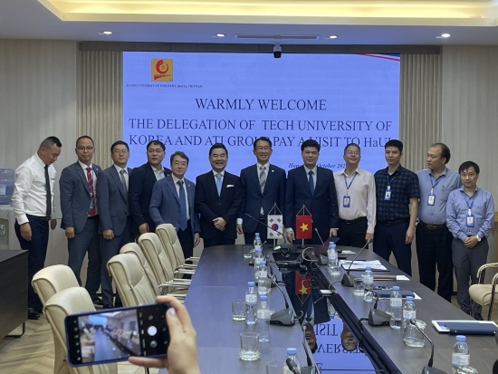 TRƯỜNG ĐẠI HỌC BÁCH KHOA HÀN QUỐC HỢP TÁC VỚI TRƯỜNG ĐẠI HỌC CÔNG NGHIỆP HÀ NỘI